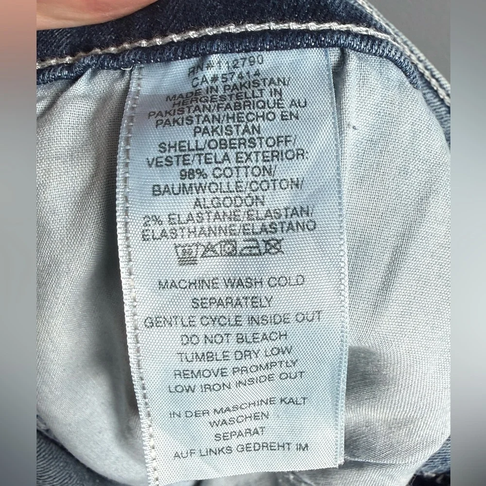 True Religion Distressed Geno Relaxed Slim Jeans Mens Sz 34